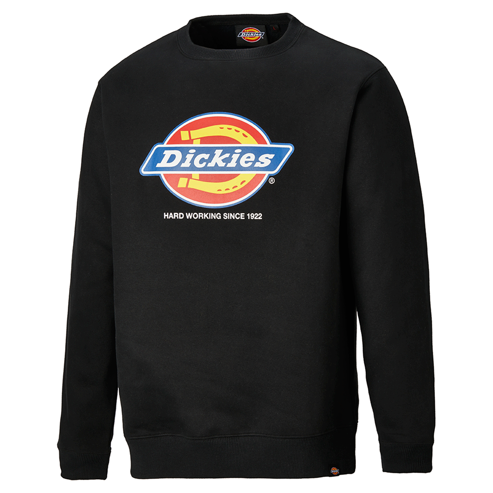 Dickies DT3010 22 Longton Graphic Logo Sweatshirt Black Medium