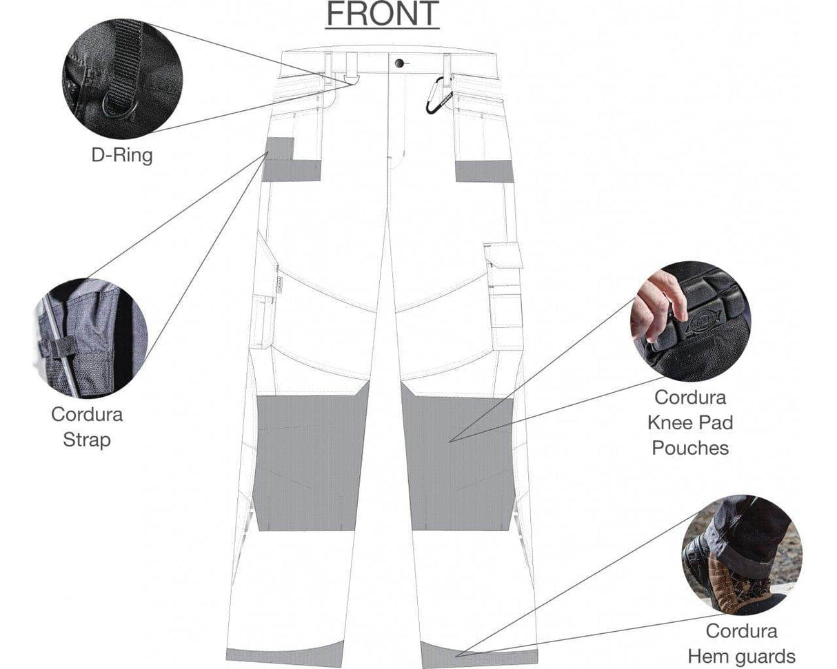 Dickies EH34000 Eisenhower Premium Holster Pocket Knee Pad Trousers