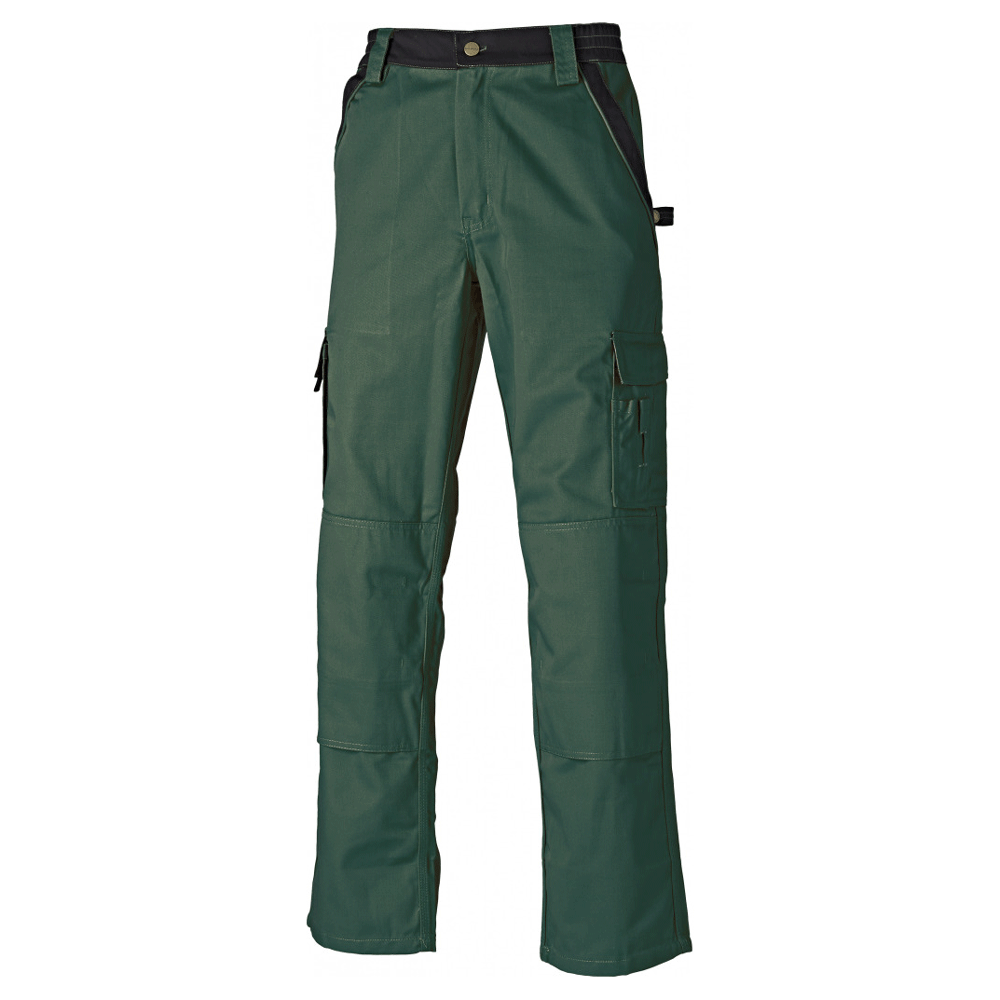 Dickies Industry 300 Two Tone Work Trousers IN30030 Green/Black