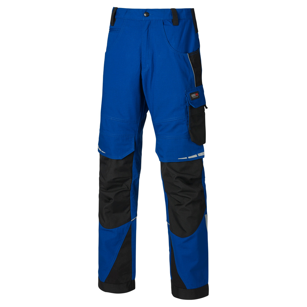 Dickies Pro Trousers Royal Blue/Black (DP1000), 36" Waist 32" Leg