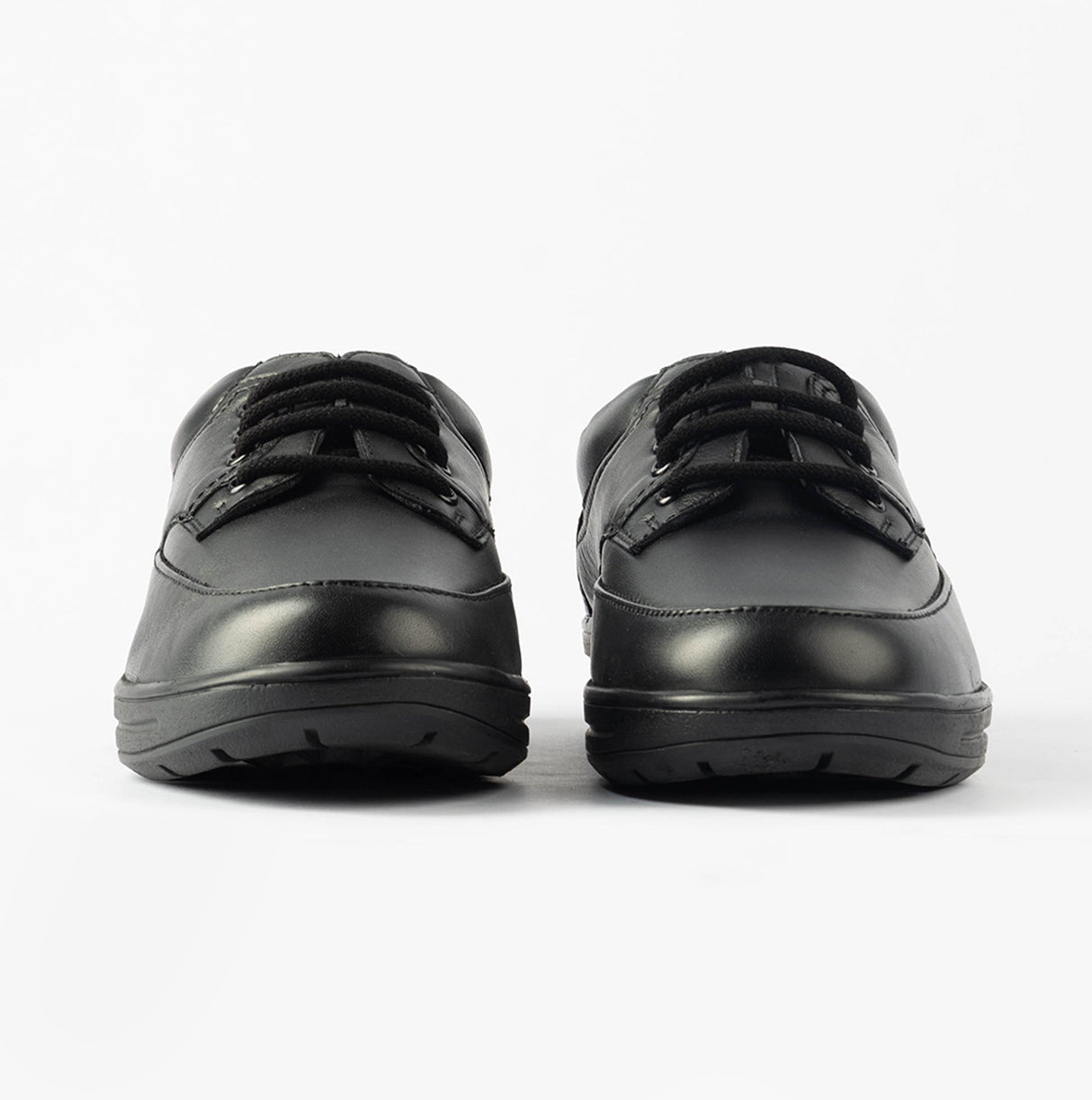 Dr Keller BRIAN Mens Leather Comfort Fit Lace-Up Shoes Black