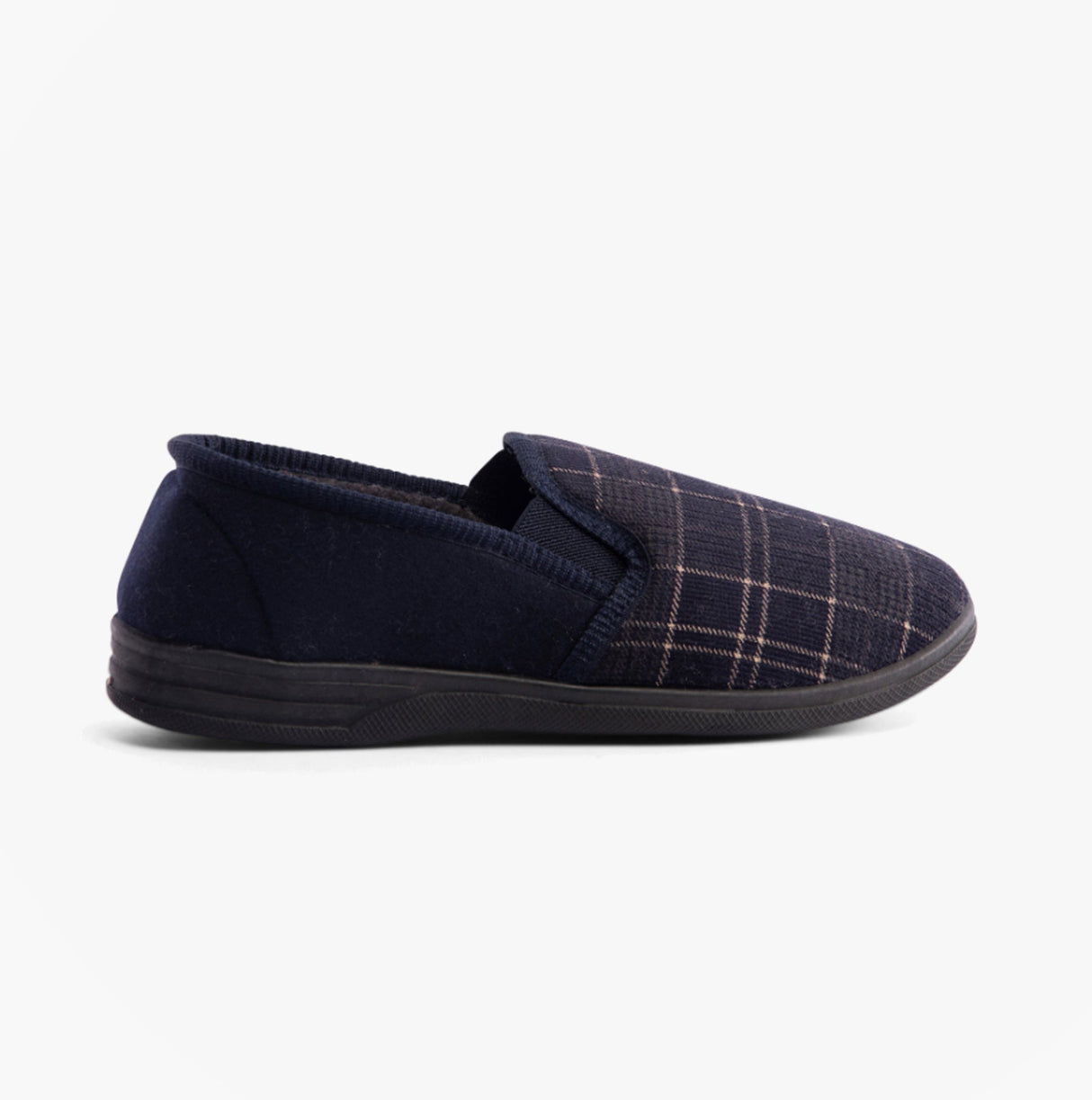 Dr Keller ERIC Mens Full Slippers Navy