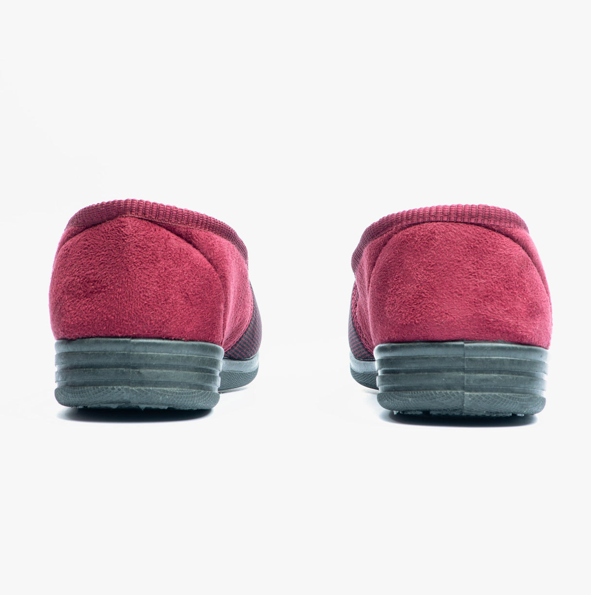 Dr Keller DONNAEL Mens Full Slippers Burgundy