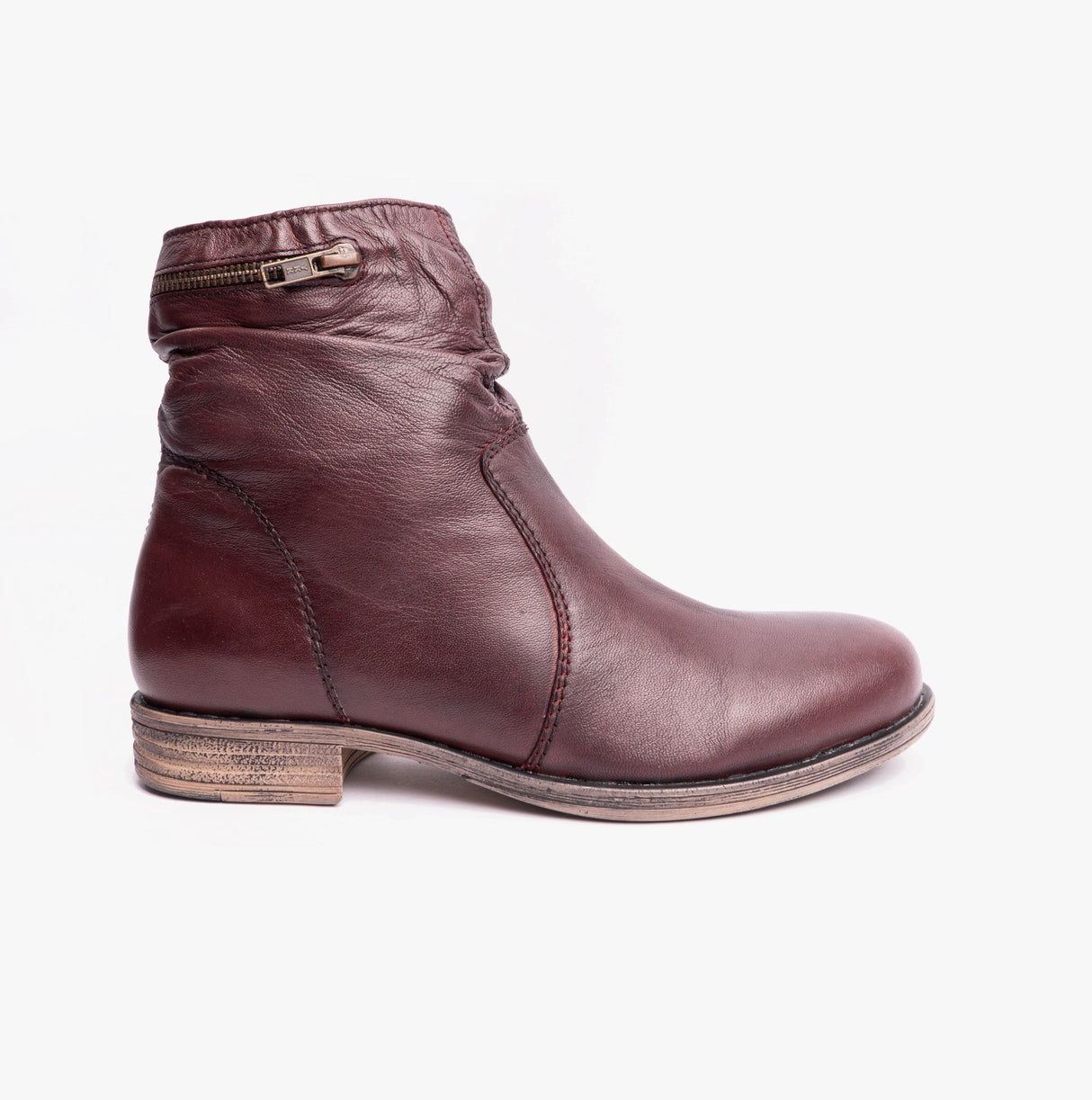 Dr Keller DANA Womens Ankle Boots Burgundy