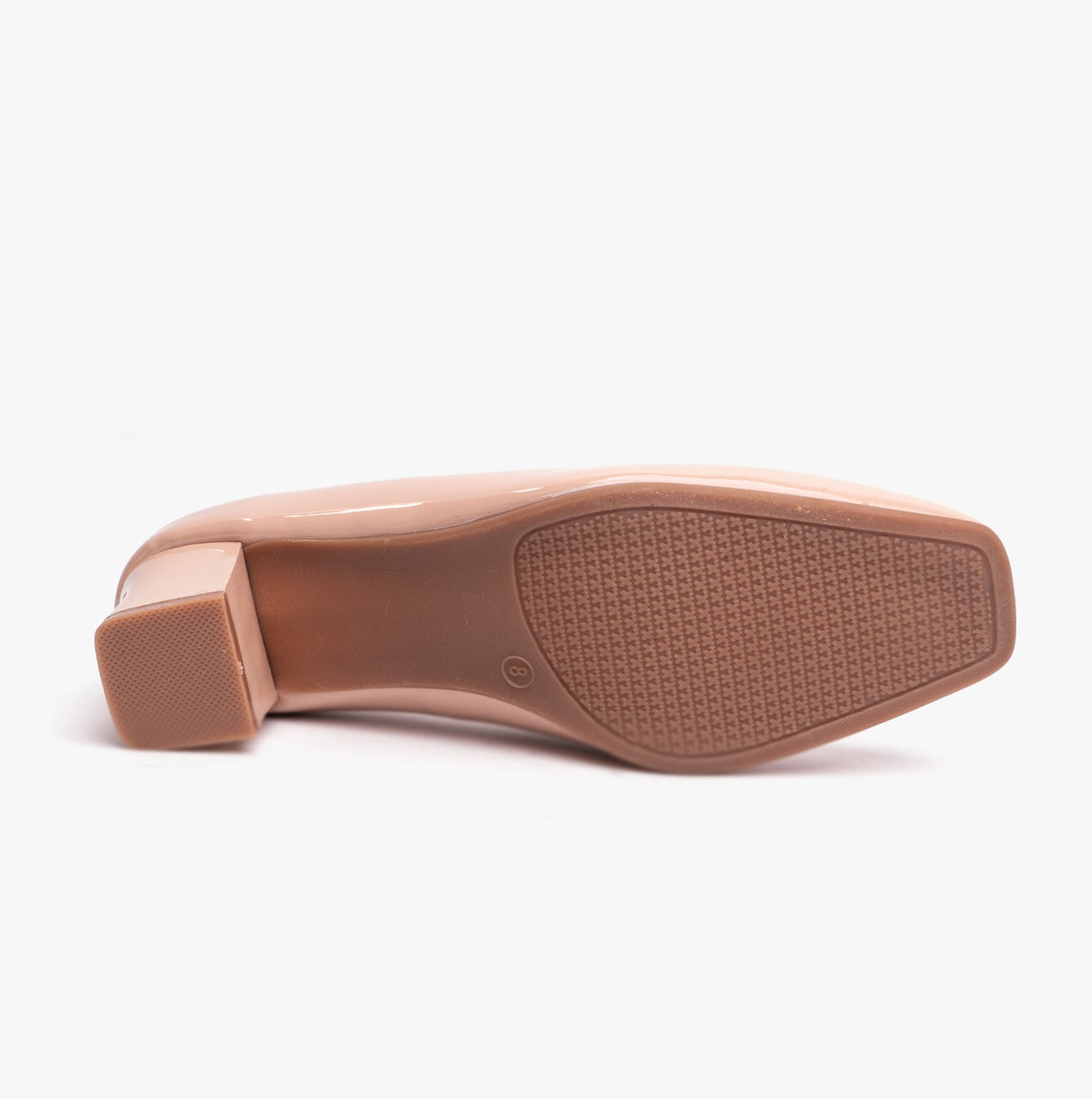 Comfort Plus KARLY Womens Casual Shoes Nude Patent