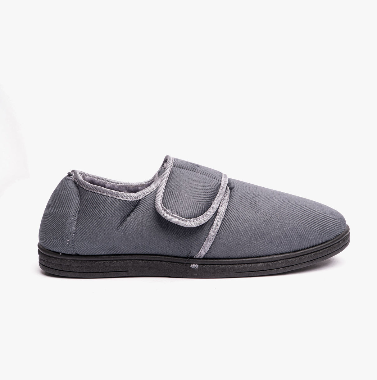 Dr Keller TOM Mens Full Slippers Grey