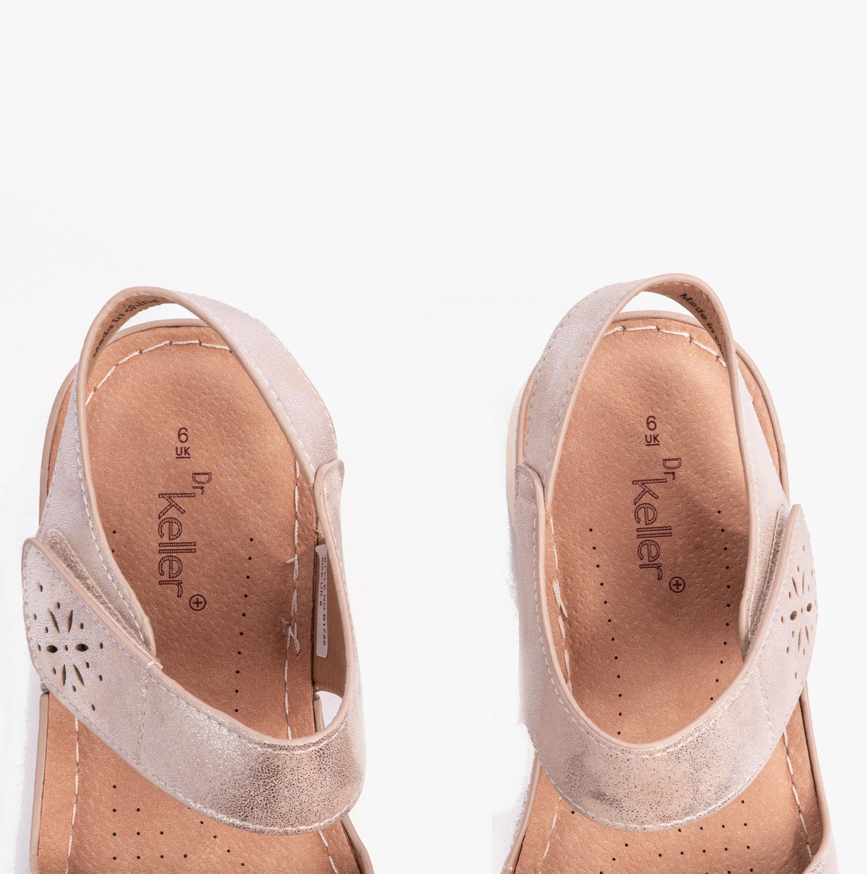 Dr Keller MARIE Womens Sandals Beige Metalic