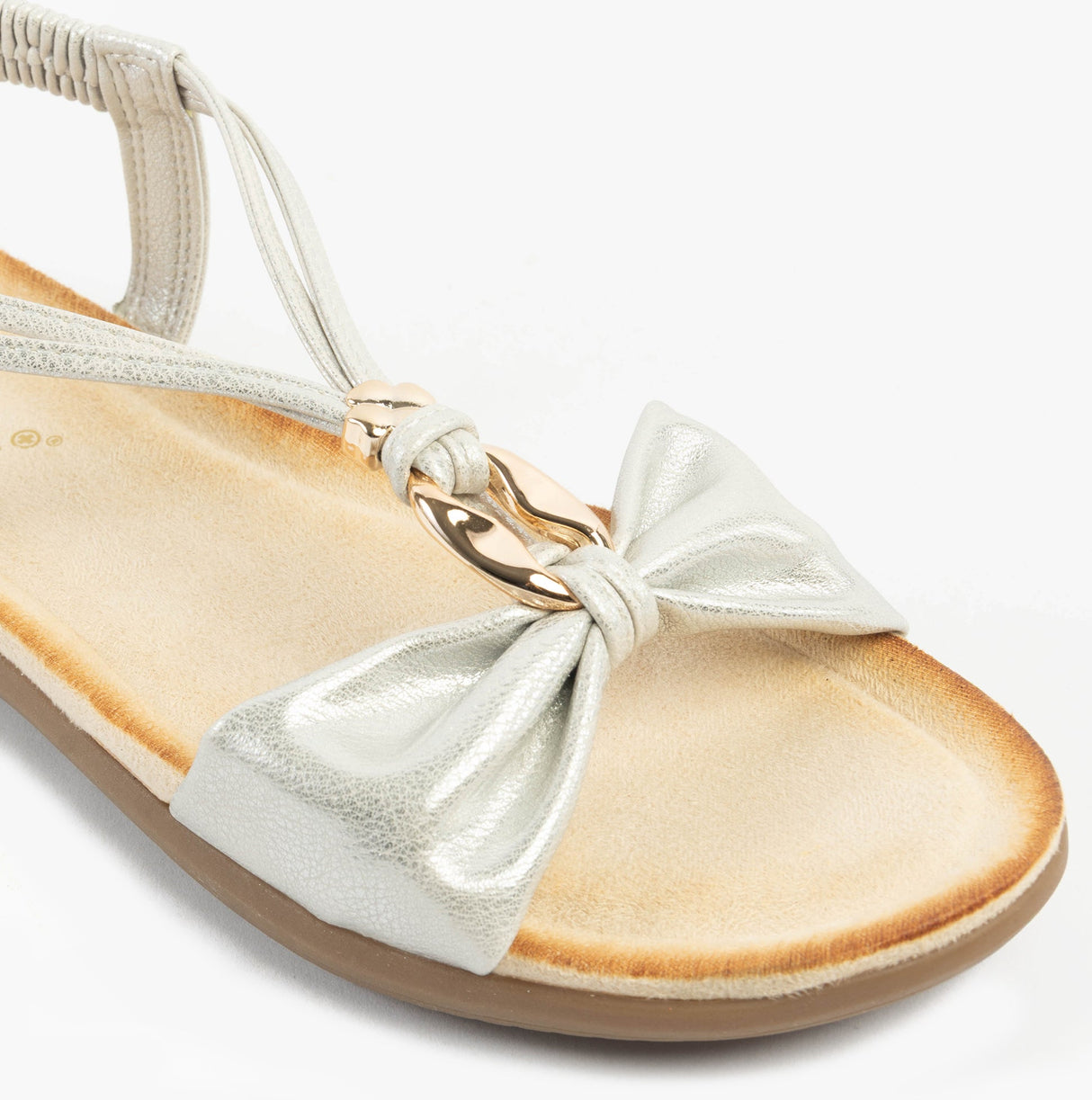 Dr Keller JAN Womens Sandals White Metallic