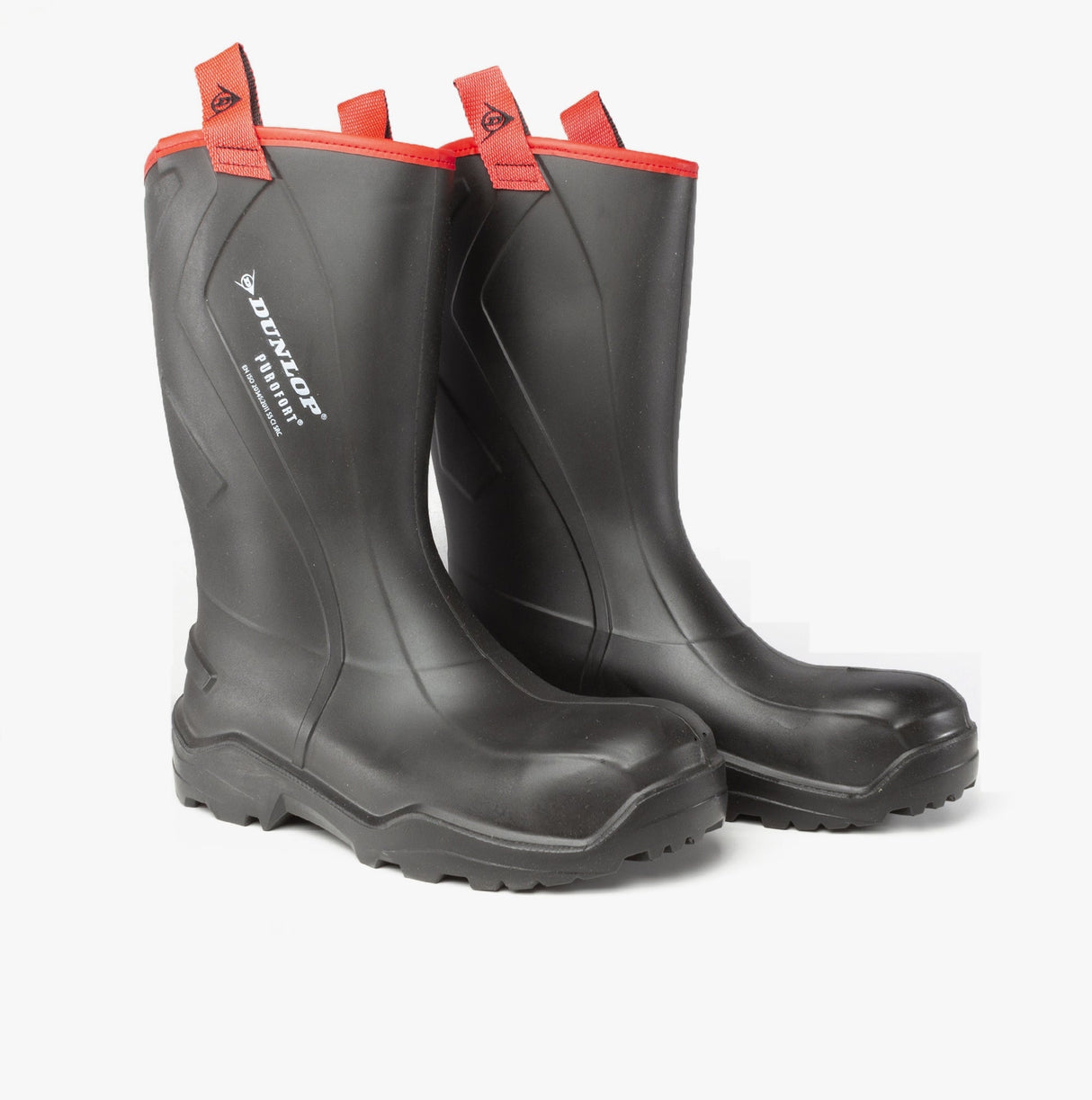 Dunlop PUROFORT+ RUGGED Mens Safety Wellington Boots Black