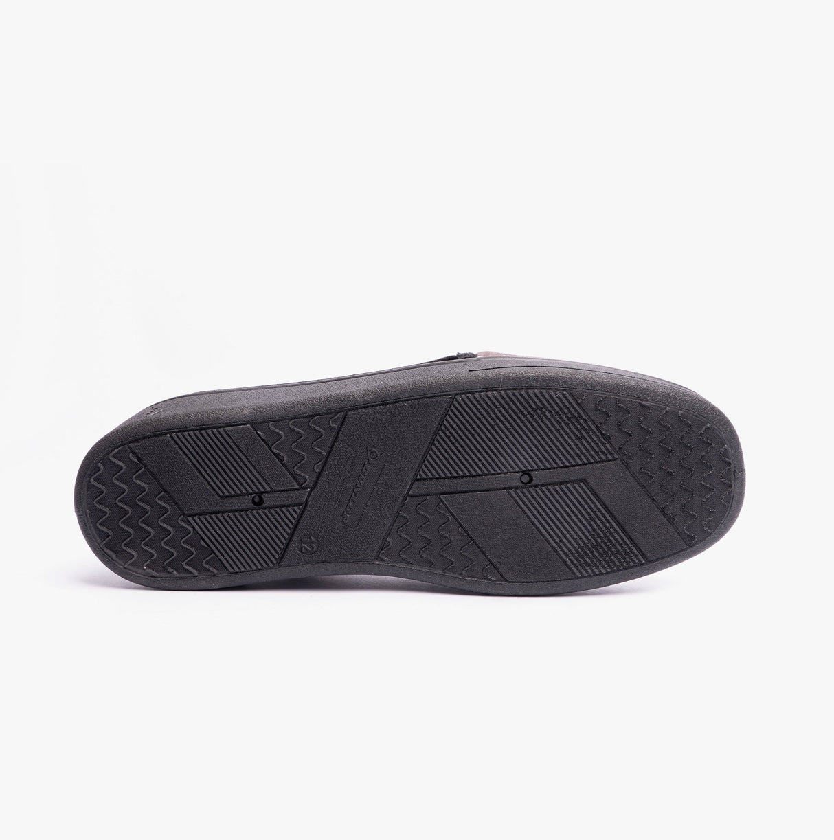 Dunlop WINSTON Mens Full Slippers Black/Grey