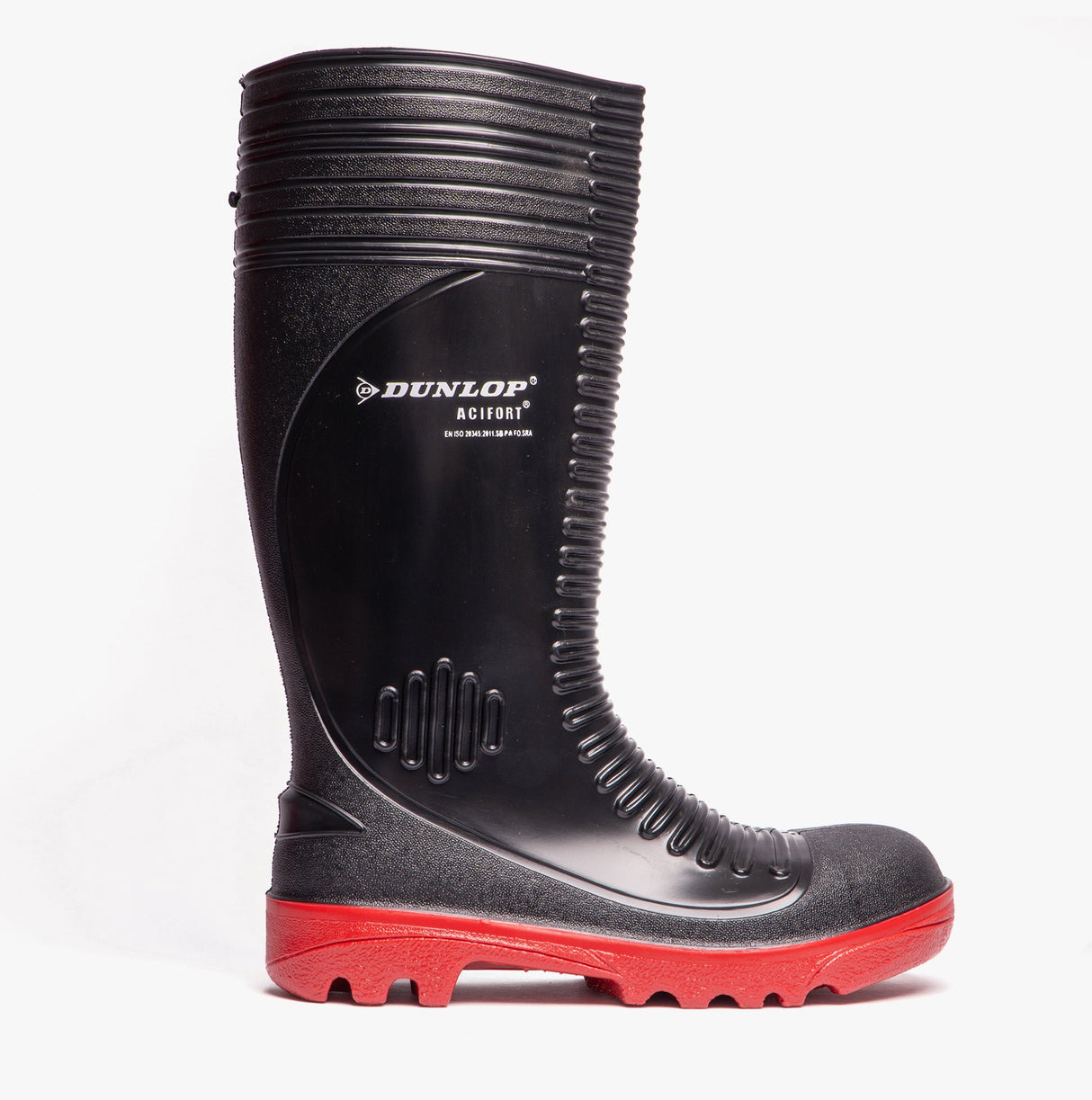 Dunlop ACIFORT Mens Safety Wellington Boots Black