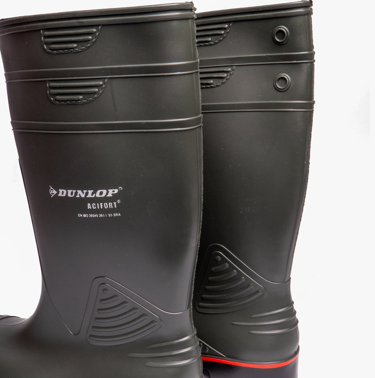 Dunlop ACIFORT Mens Safety Wellington Boots Dark Green