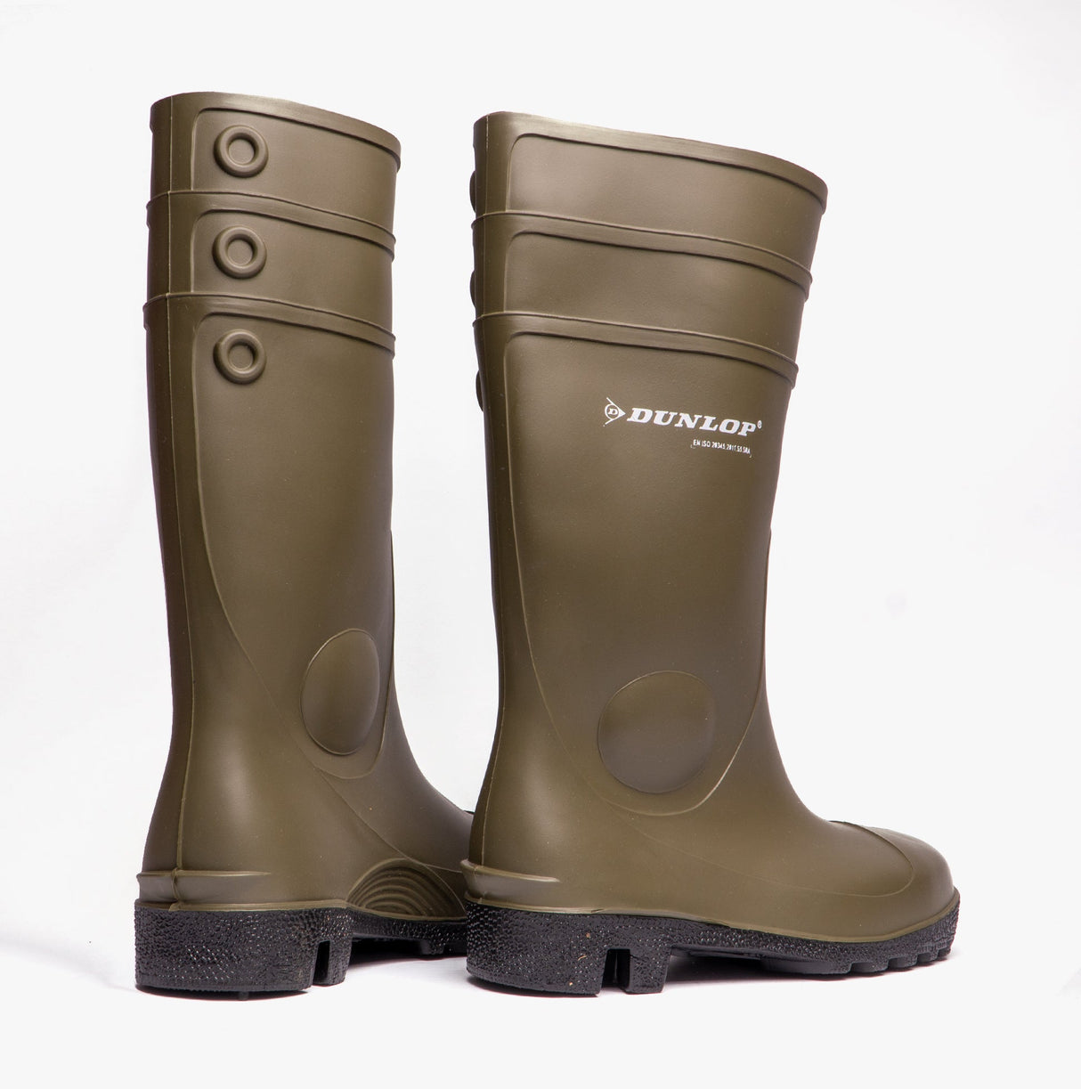 Dunlop PROTOMASTOR Unisex Safety Wellington Boots Green