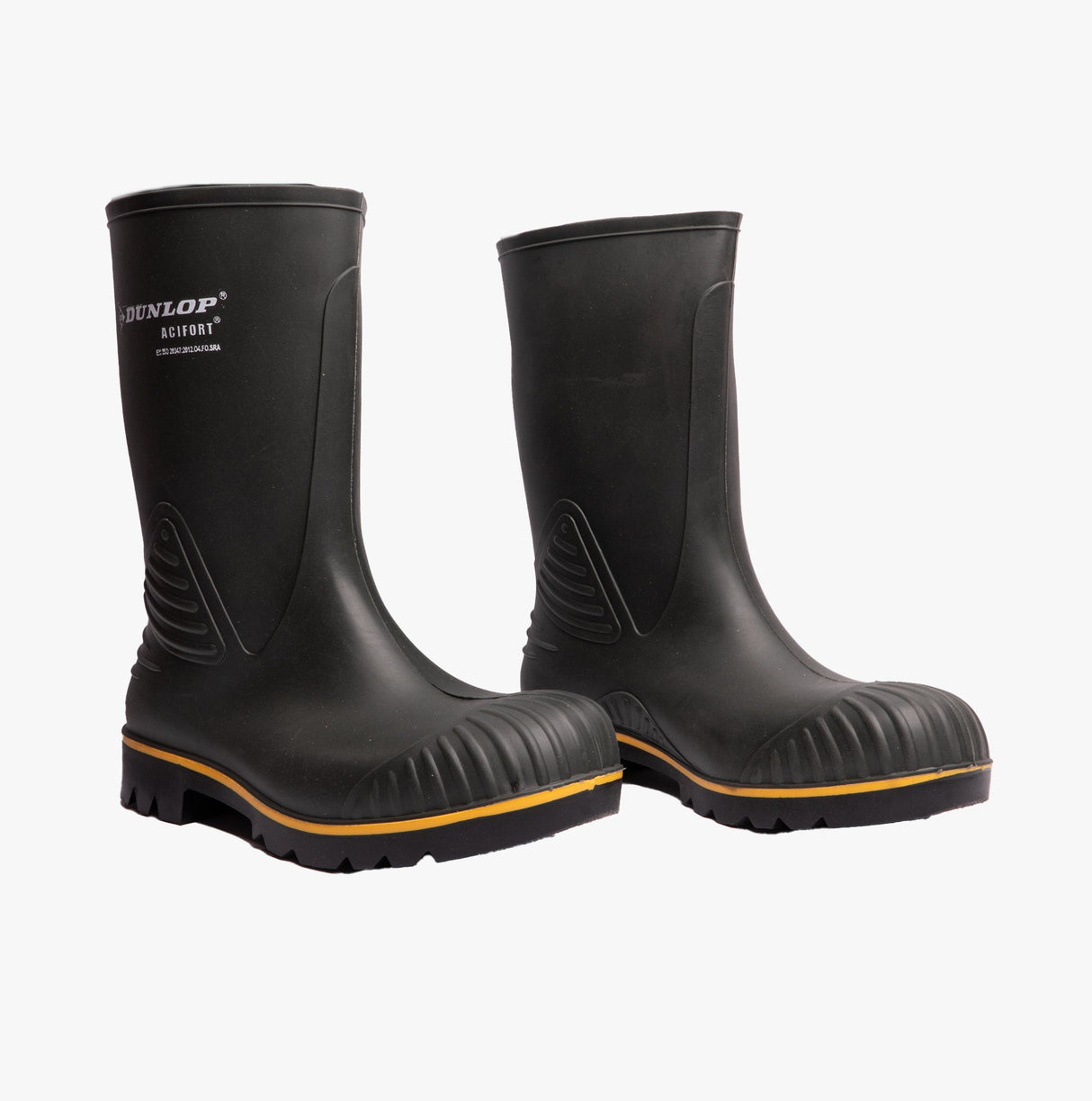 Dunlop ACIFORT HD Calf Mens Heavy Duty Agricultural Wellington Boots Green