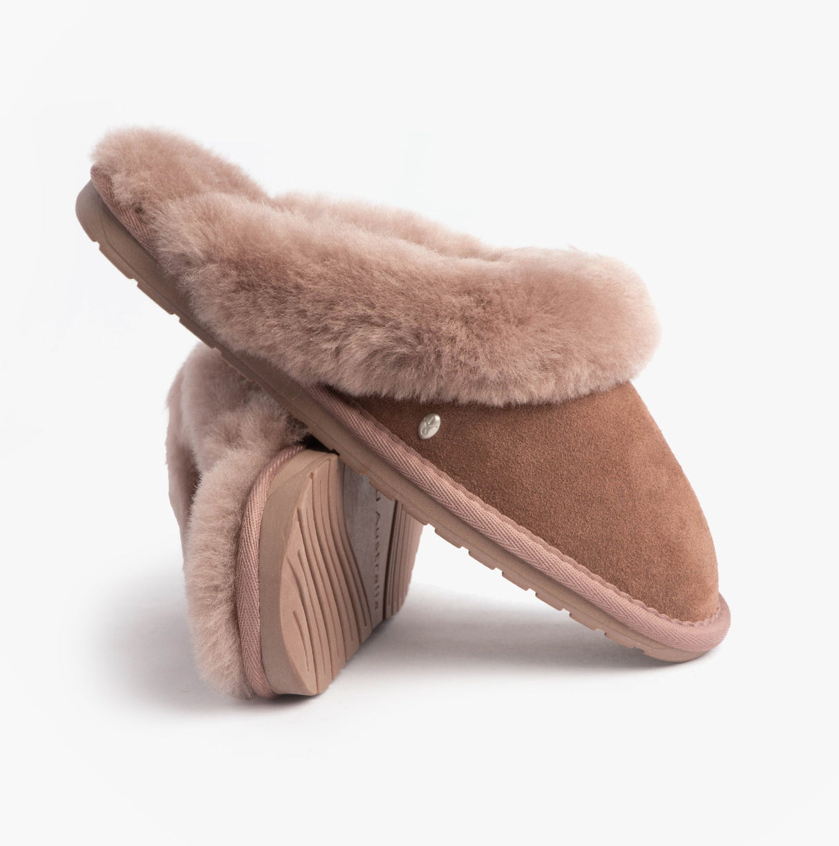 EMU Australia JOLIE Womens Mule Sheepskin Slippers Mocha