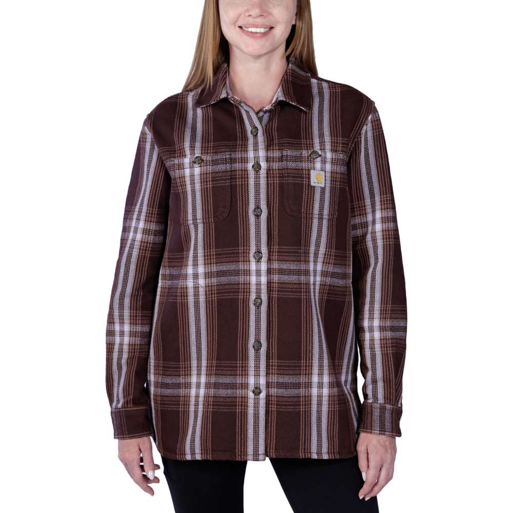 Carhartt 105991 Women's Loose Fit Heavyweight Twill Shirt Jac