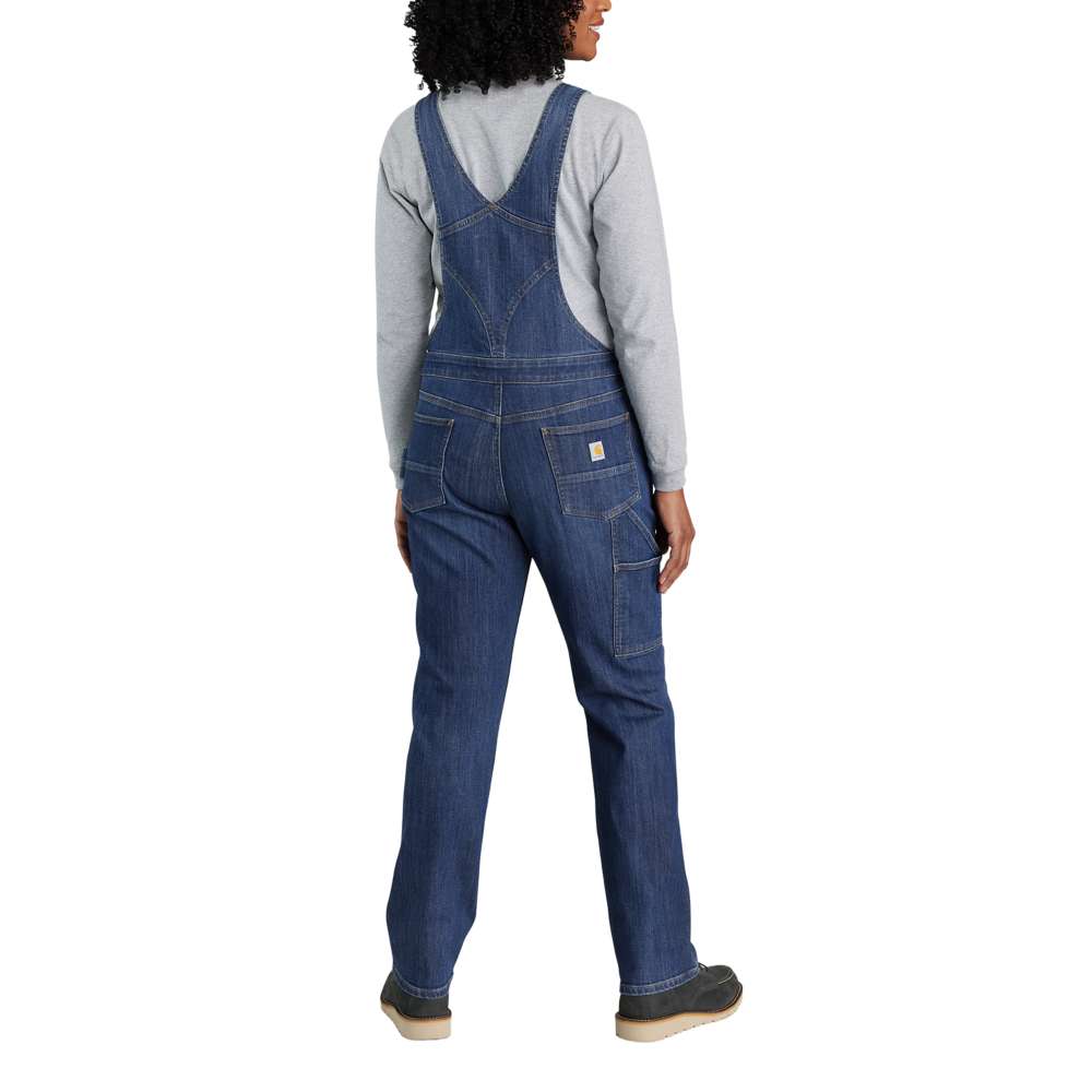 Carhartt 106002 Women's Rugged Flex Relaxed Fit Denim Bib Overall