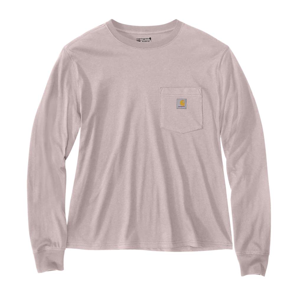 Carhartt 106121 Women's Relaxed Fit Lightweight Long-Sleeve Pocket T-Shirt
