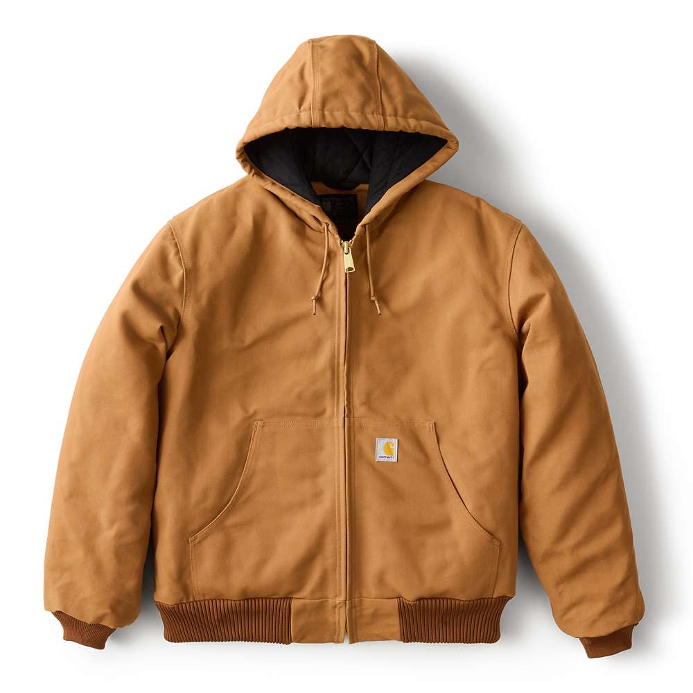 Carhartt 106673 J140 Loose Fit Firm Duck Insulated Flannel-Lined Active Jac