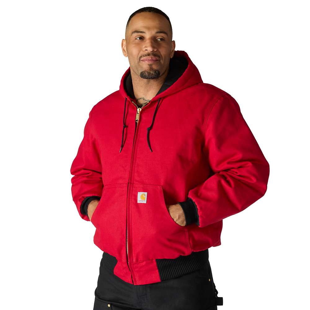 Carhartt 106673 J140 Loose Fit Firm Duck Insulated Flannel-Lined Active Jac