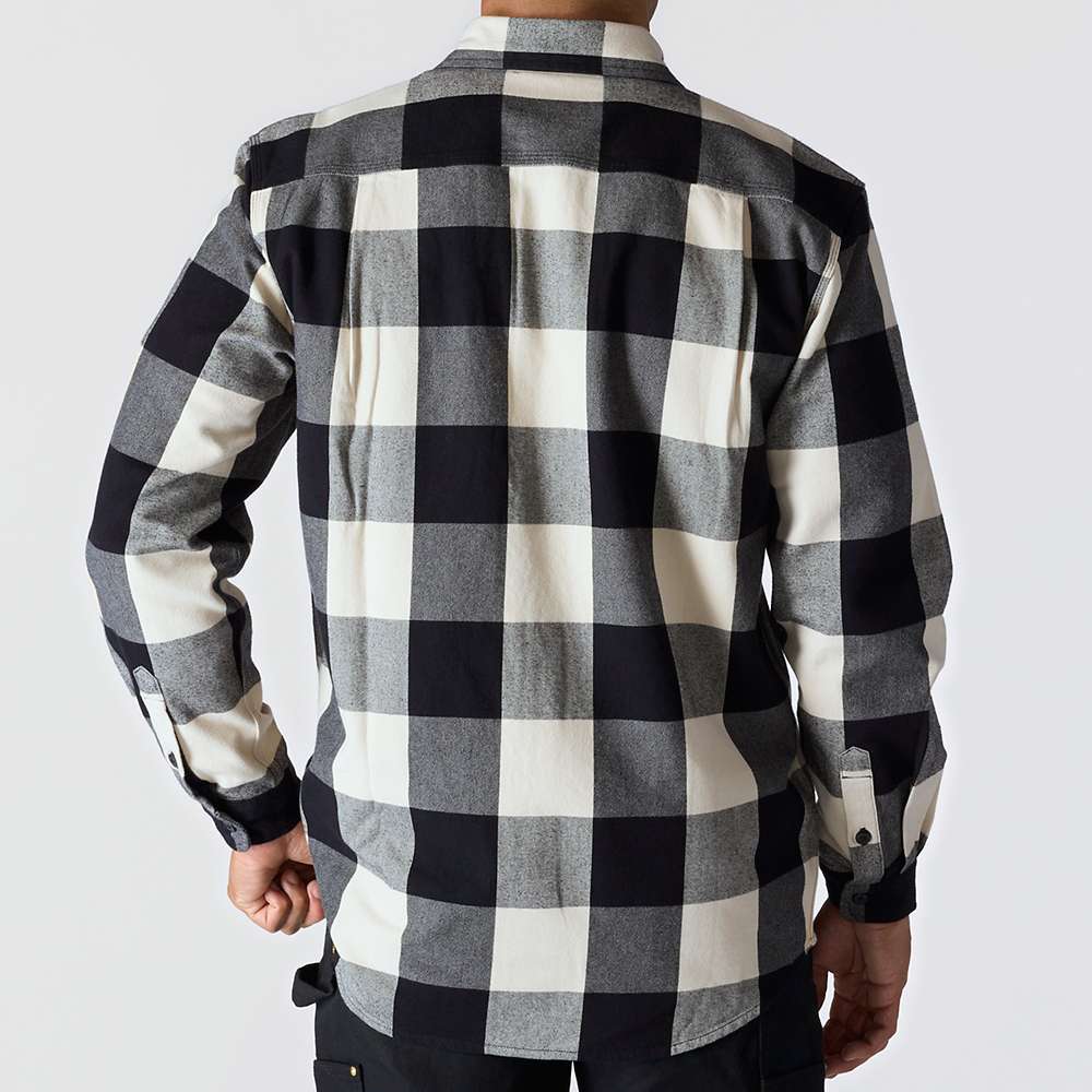 Carhartt 107013 Loose Fit Heavyweight Flannel Long-Sleeve Plaid Shirt