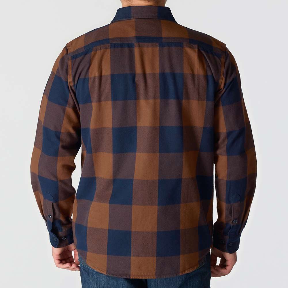 Carhartt 107013 Loose Fit Heavyweight Flannel Long-Sleeve Plaid Shirt