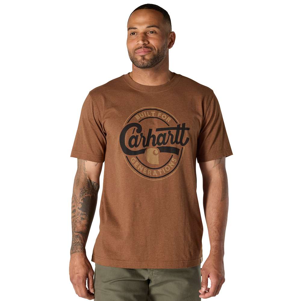 Carhartt 107049 Relaxed Fit Lightweight Short-Sleeve Script Graphic T-Shirt