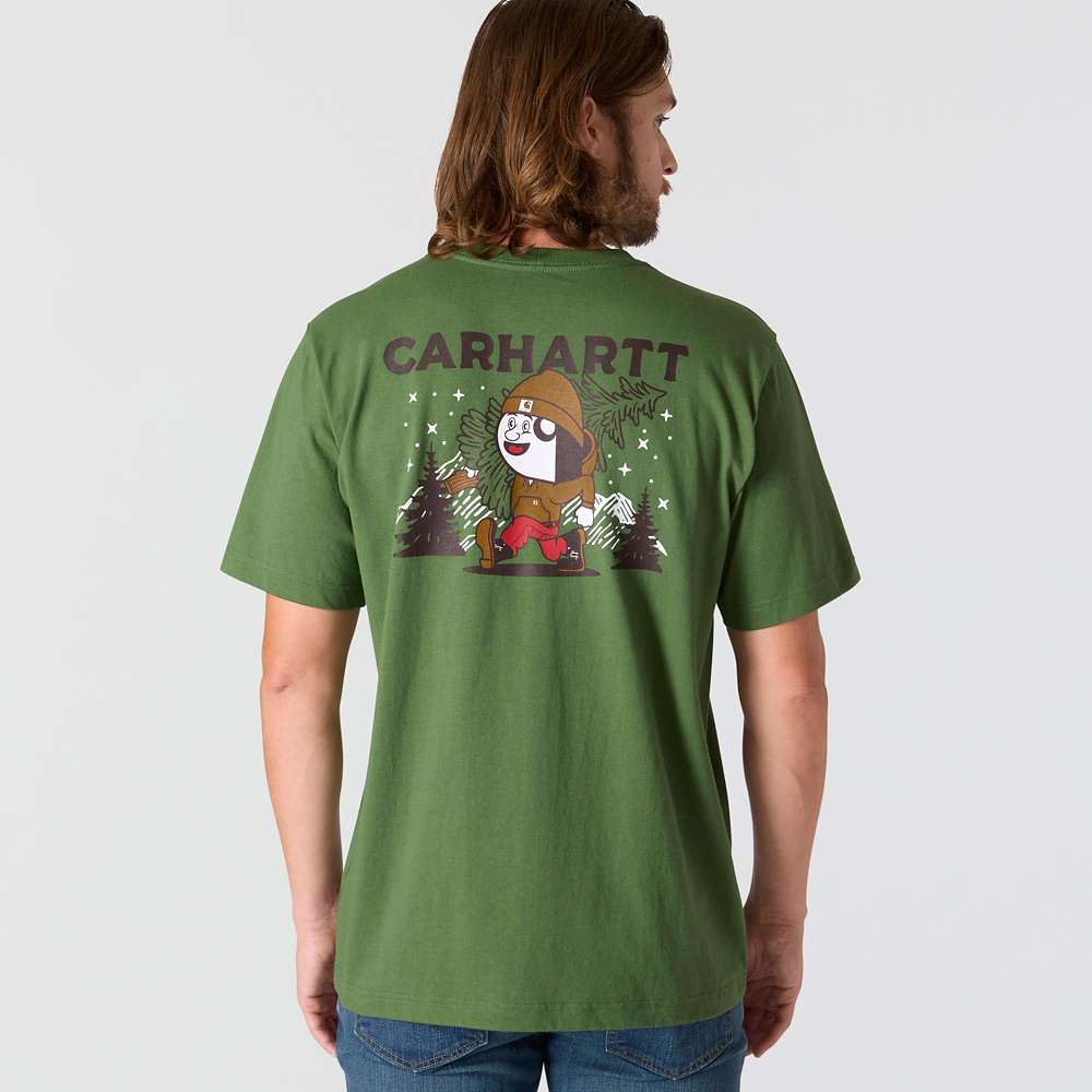 Carhartt 107269 Relaxed Fit Heavyweight Short-Sleeve Pocket Outdoor Graphic T-Shirt