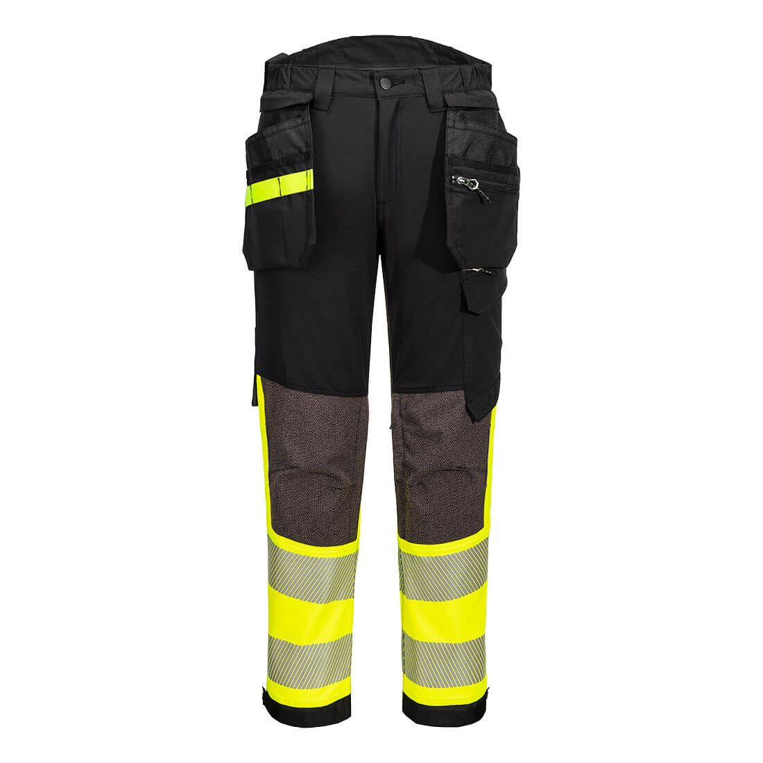 Portwest EV4 Hi-Vis Stretch Detachable Holster Class 1 Trousers
