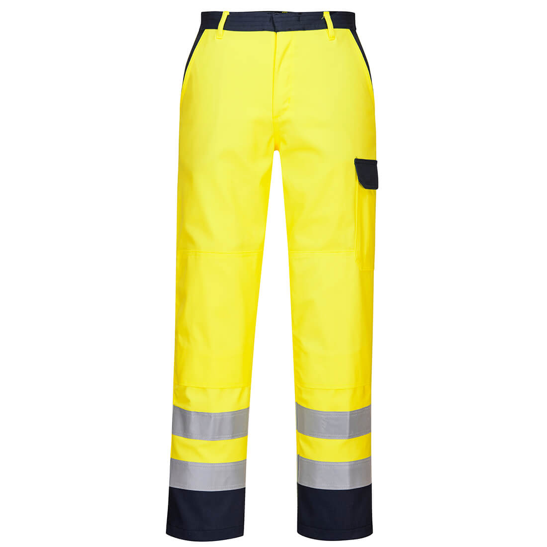 Portwest Bizflame Work Hi-Vis Contrast FR Trousers