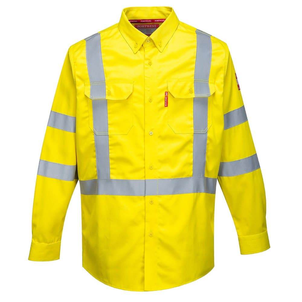 Portwest FR95 Flame Retardant Hi-Vis Shirt
