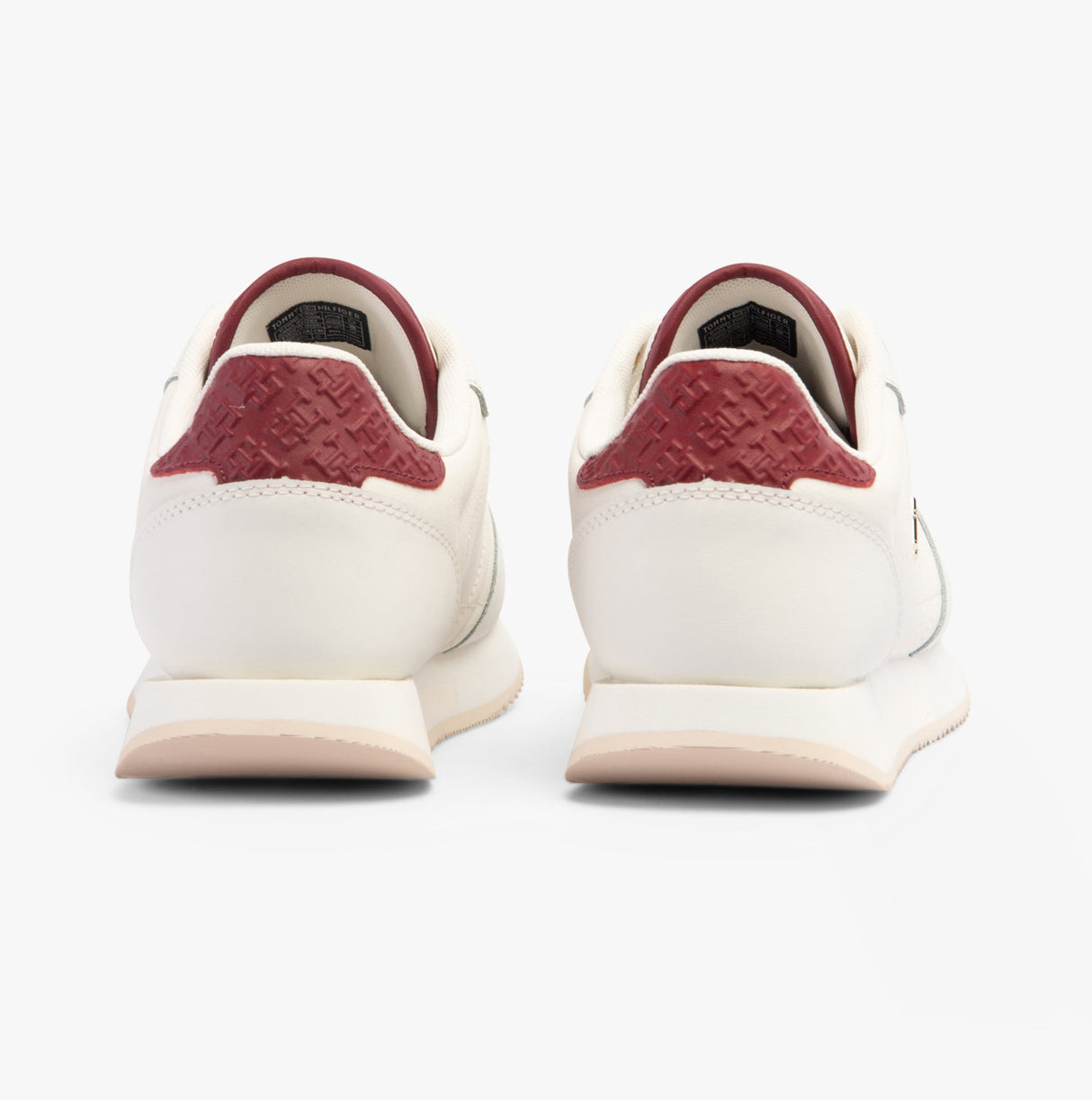 Tommy Hilfiger ELEVATED ESSENTIAL Womens Running Trainers Ancient White