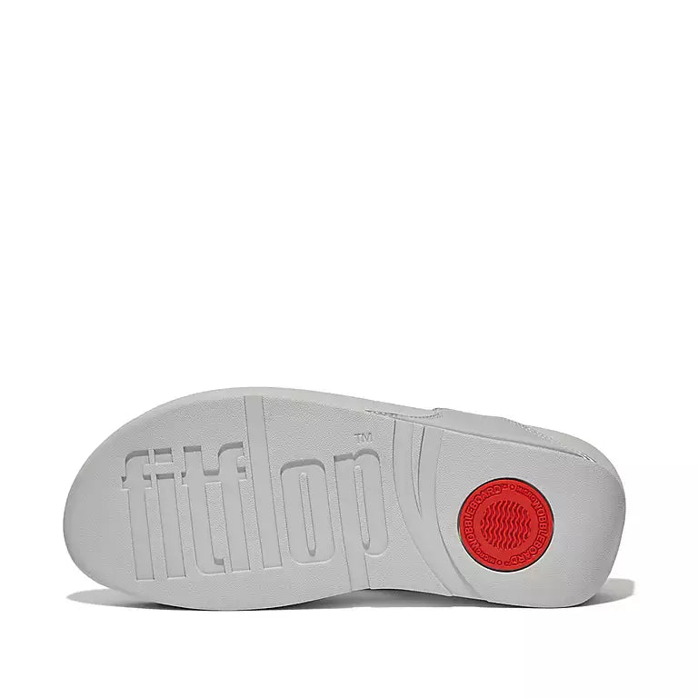 FitFlop LULU SHIMMERLUX Womens Toe Post Sandals Silver