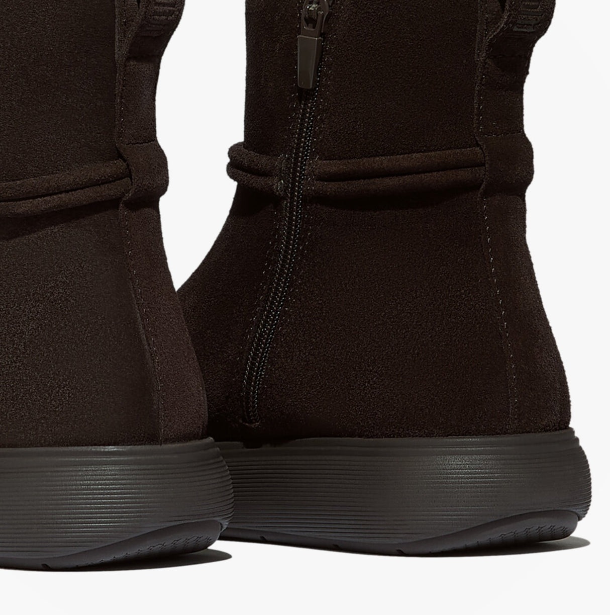 FitFlop iQ-COMFF TASSEL SUEDE Ladies Short Boots Chocolate Brown