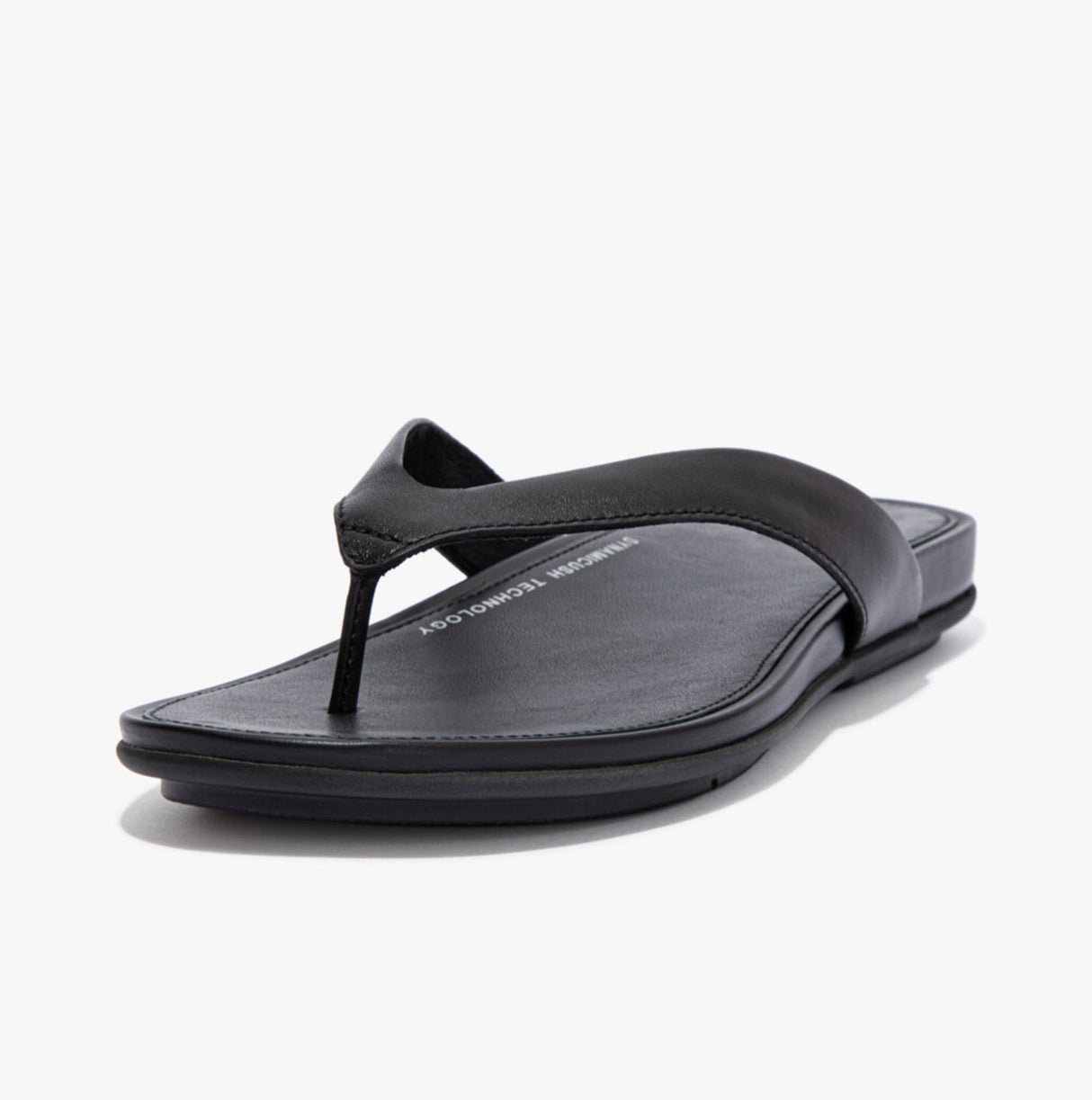 FitFlop GRACIE LEATHER Womens Flip Flops All Black