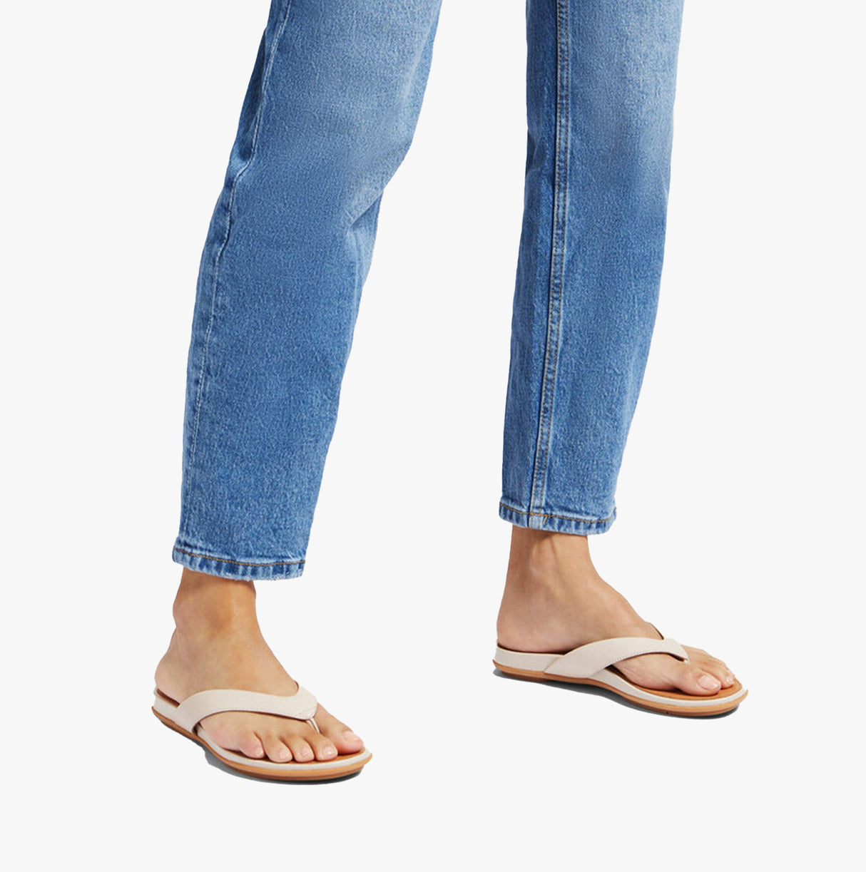 FitFlop GRACIE Womens Toe Post Sandals Stone Beige