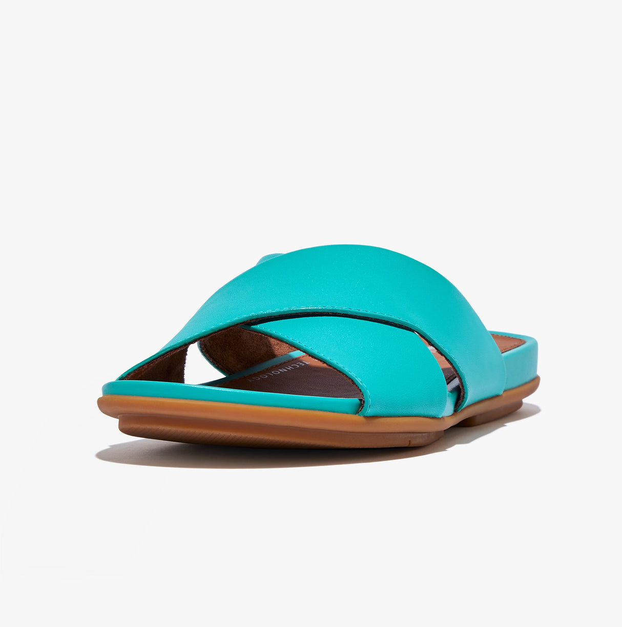FitFlop GRACIE CROSS Womens Slides Tahiti Blue