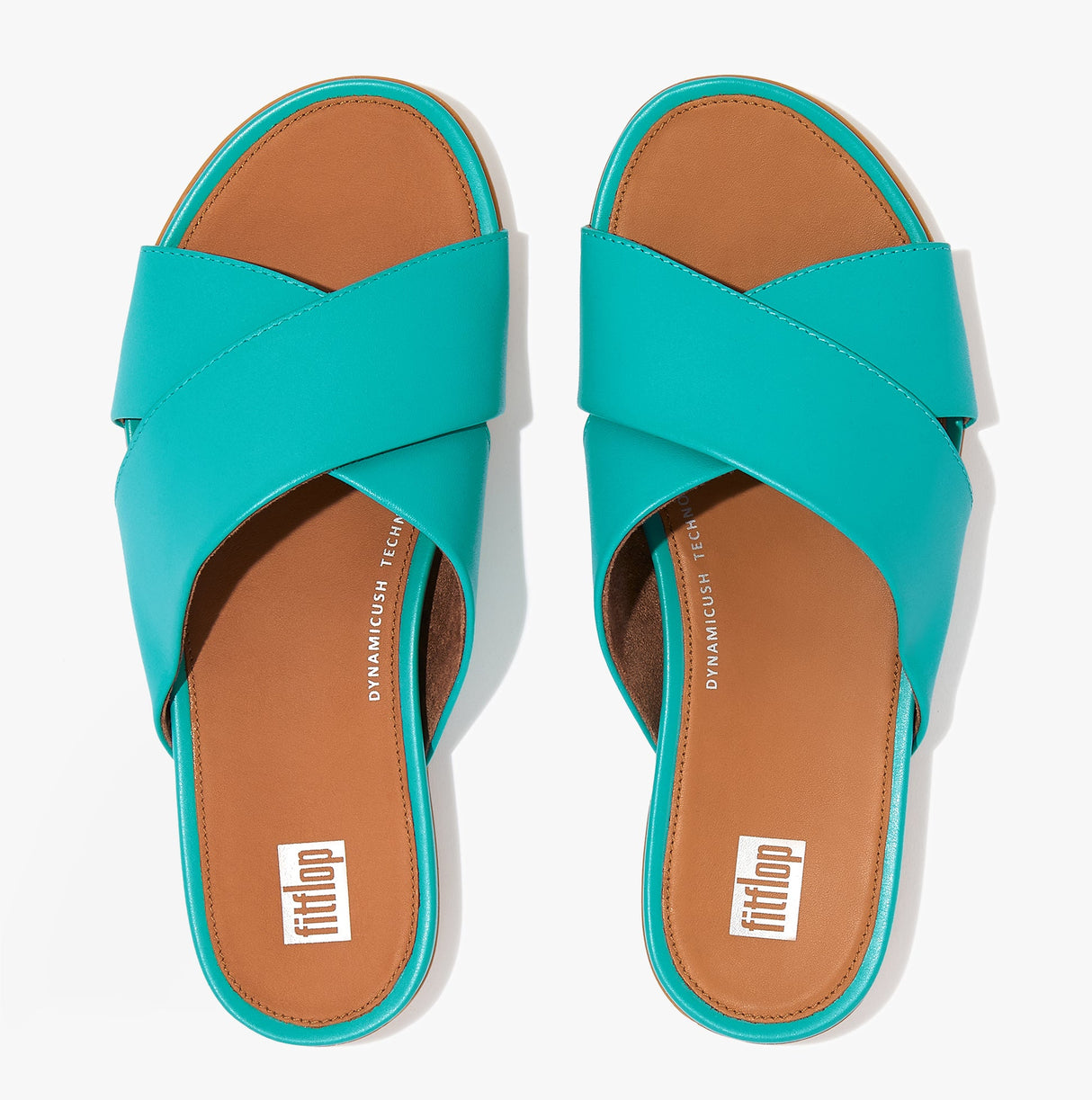 FitFlop GRACIE CROSS Womens Slides Tahiti Blue