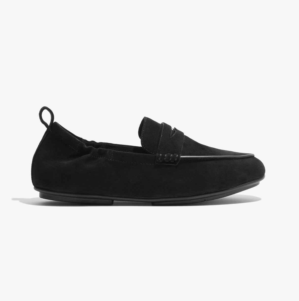 FitFlop ALLEGRO SUEDE Womens Penny Loafers All Black