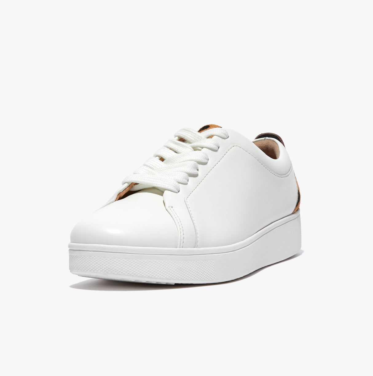 FitFlop RALLY LEOPARD-BACK Womens Trainers Urban White/Leopard