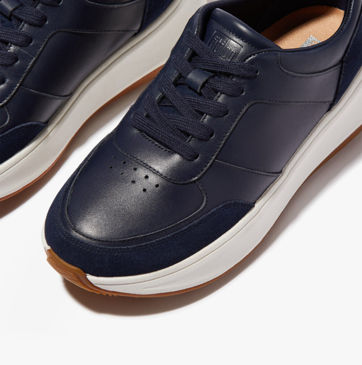 FitFlop F-MODE Womens Flatform Trainers Urban Midnight Navy