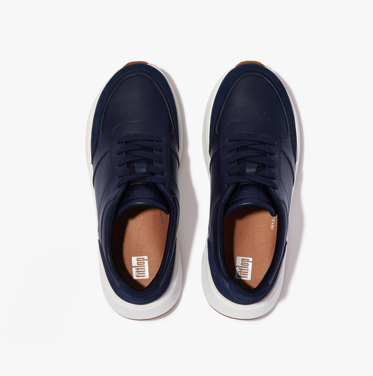 FitFlop F-MODE Womens Flatform Trainers Urban Midnight Navy