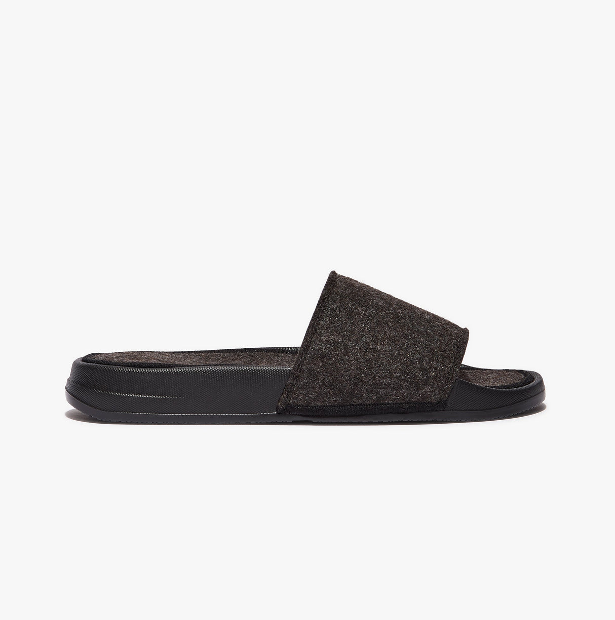 FitFlop iQUSHION e01 FELT Womens Slides All Black