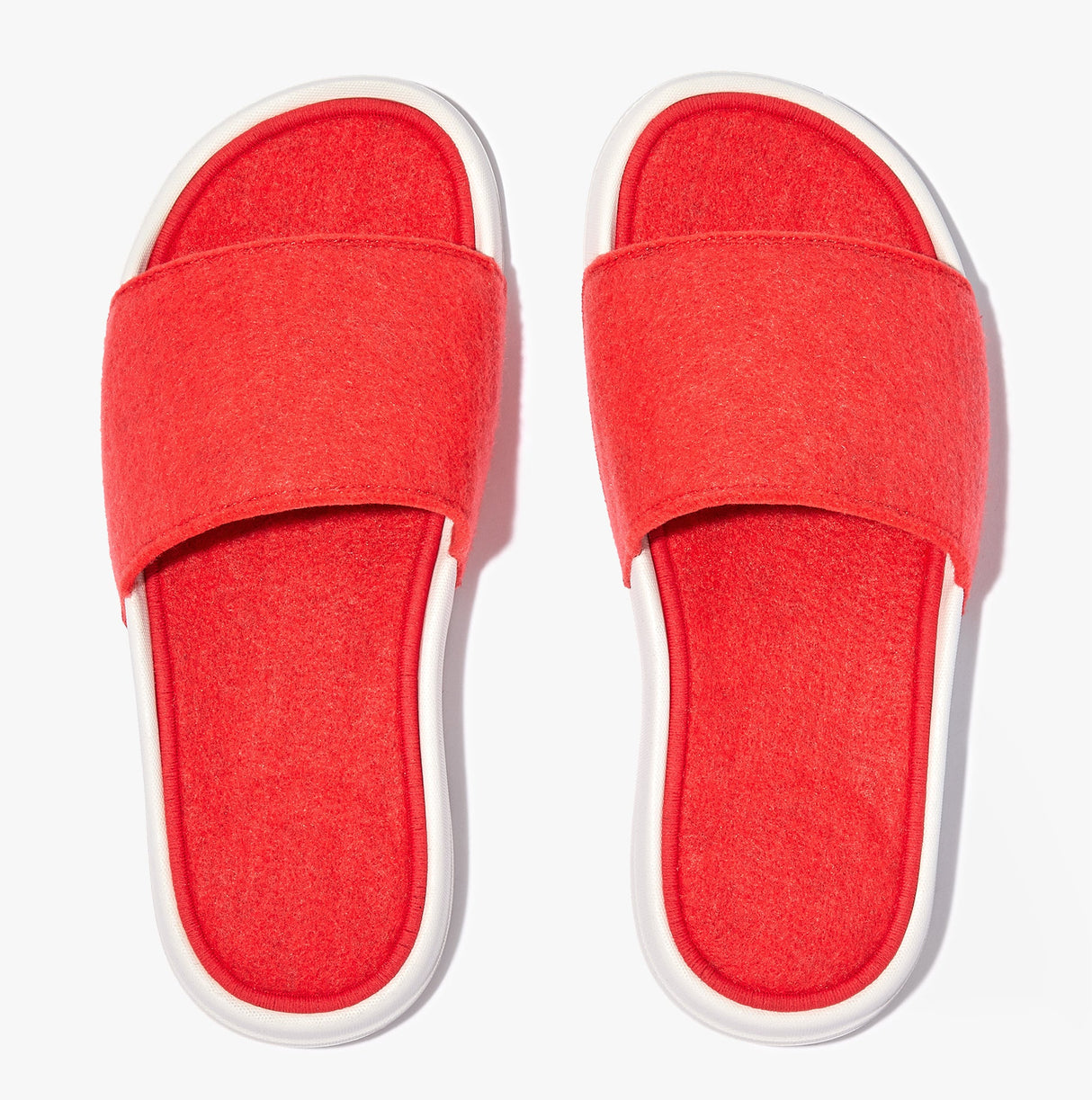 FitFlop IQUSHION E01 Womens Slides Neon Orange