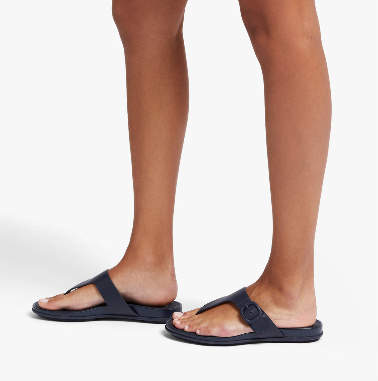FitFlop GRACIE BUCKLE TOE-POST Womens Sandals Midnight Navy
