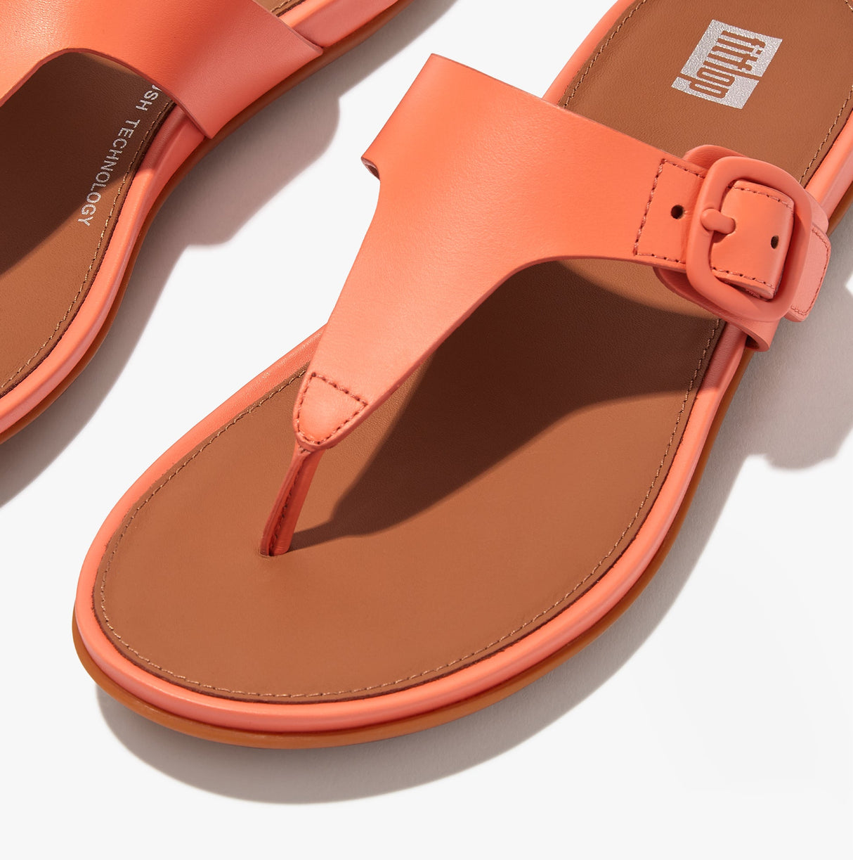 FitFlop GRACIE BUCKLE TOE-POST Womens Sandals Sunshine Coral