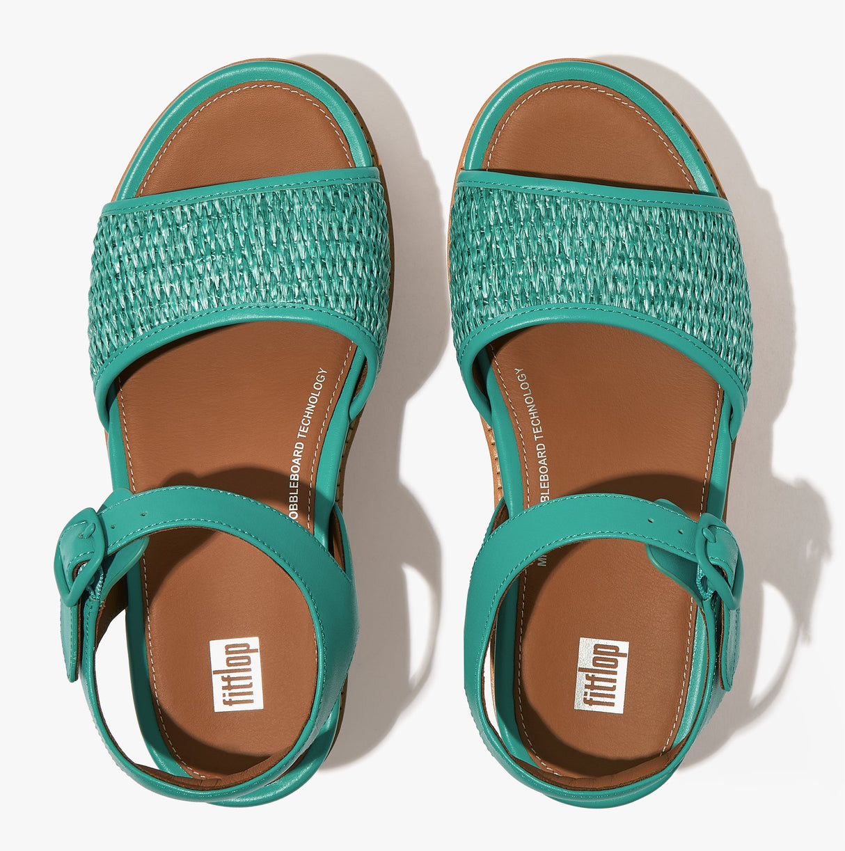 FitFlop ELOISE BACK-STRAP WEDGE Womens Sandals Tahiti Blue