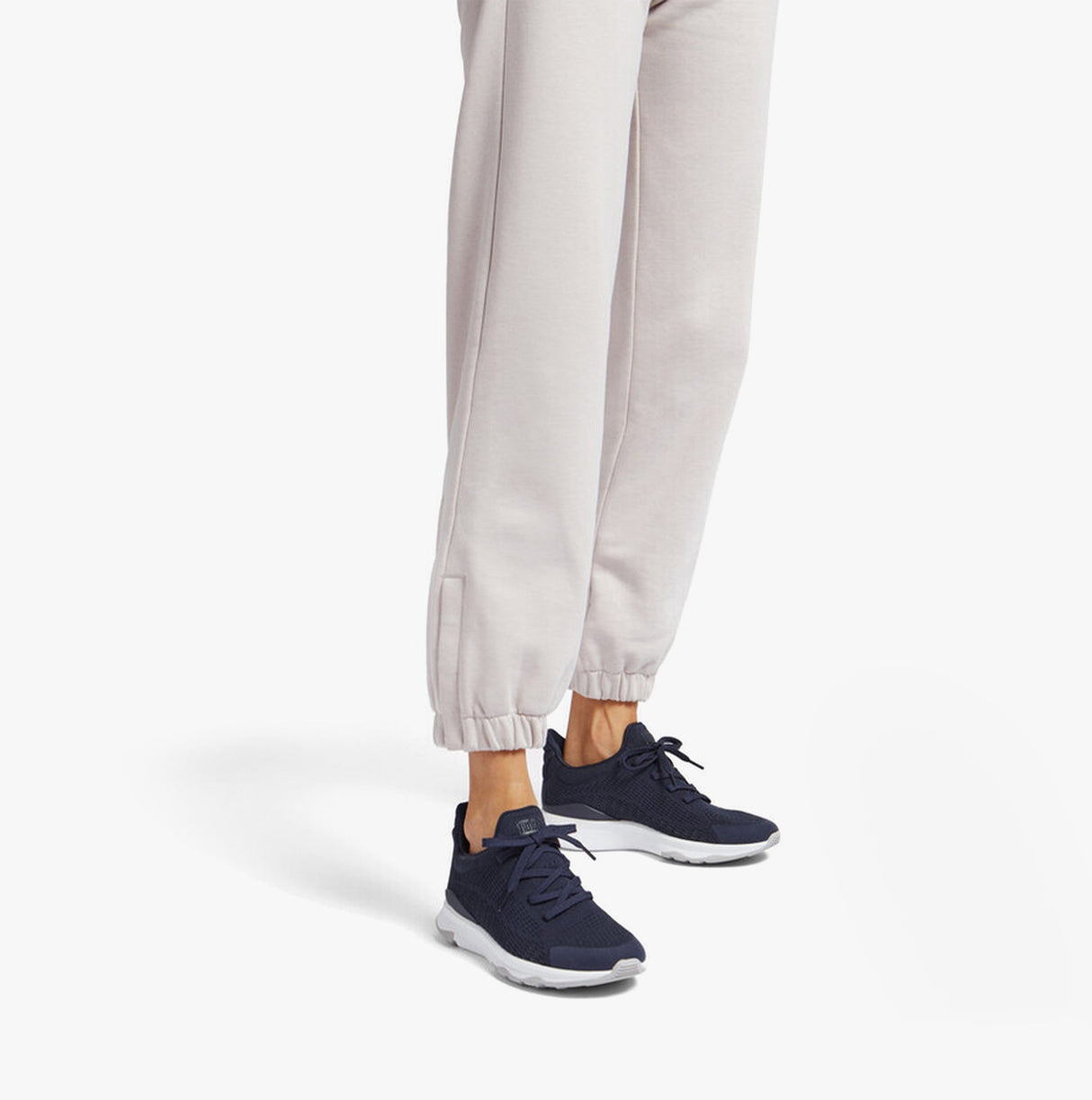 FitFlop VITAMIN FFX Womens Knit Sport Trainers Tiptoe Midnight Navy Mix