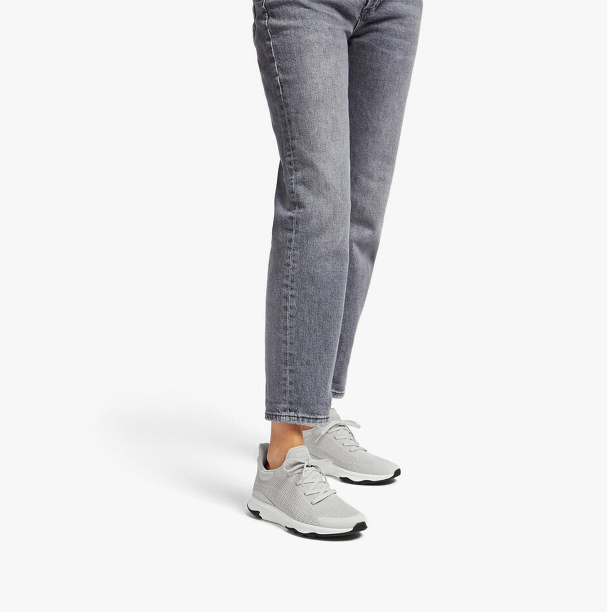 FitFlop VITAMIN FFX Womens Knit Sport Trainers Tiptoe Grey Mix