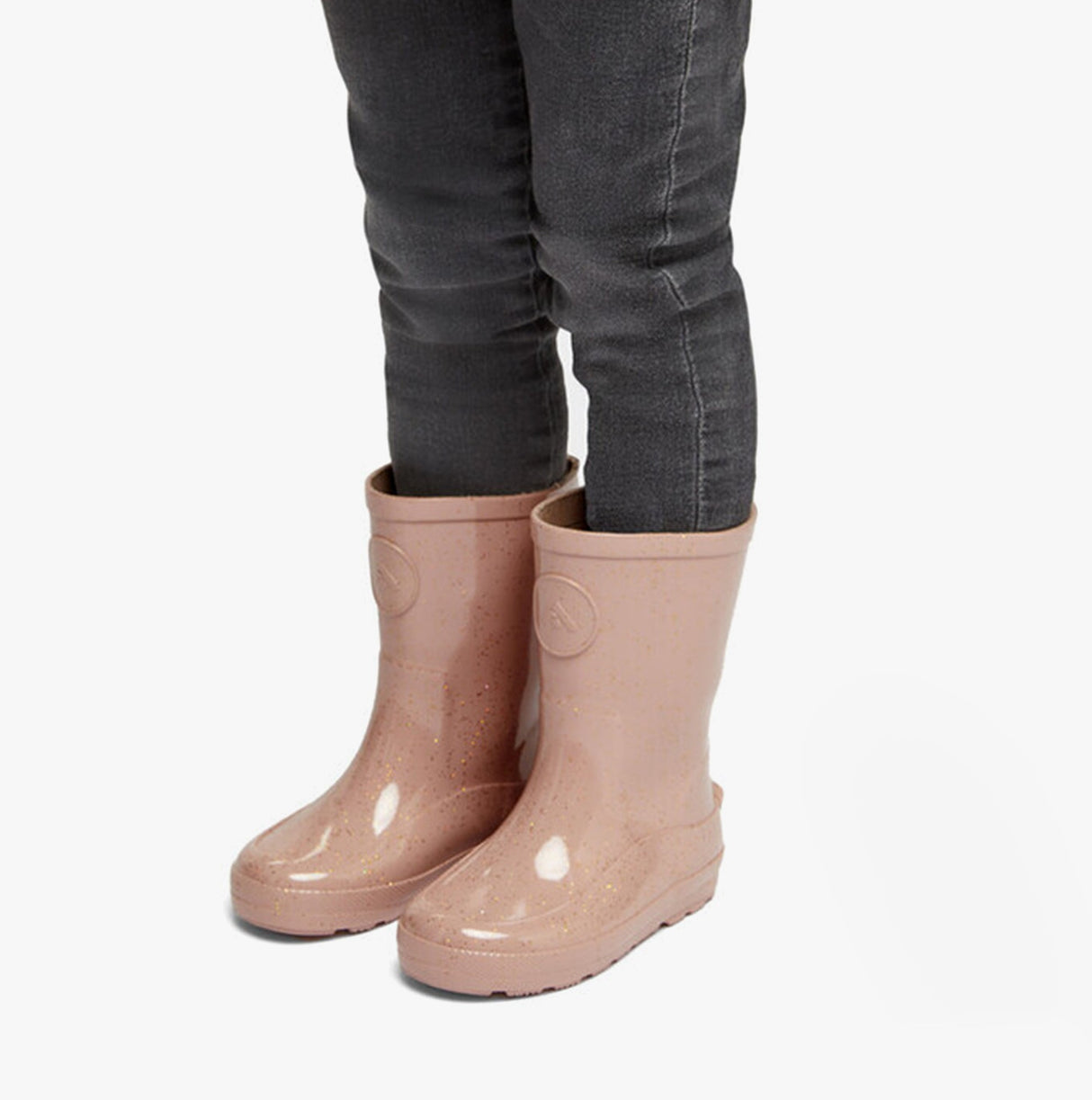 FitFlop WONDERWELLY Kids Rain Boots Rose Gold
